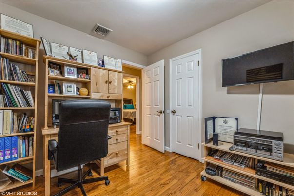 Home Office, Interior, Wood Texture Flooring