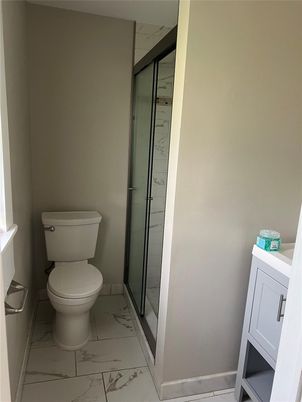 Bathroom, Glass Shower, Interior, Marble