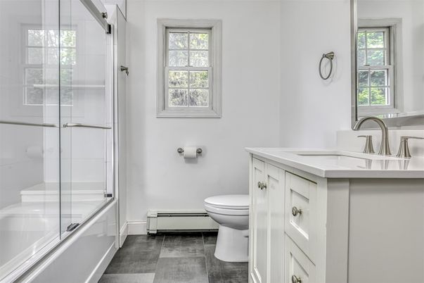 Bathroom, Glass Shower, Interior