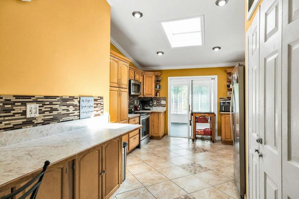 Interior, Kitchen, Recessed Lighting, Stainless Steel Appliances