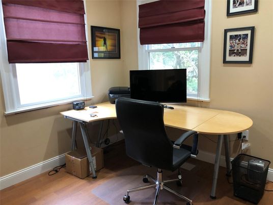 Home Office, Interior, Wood Texture Flooring