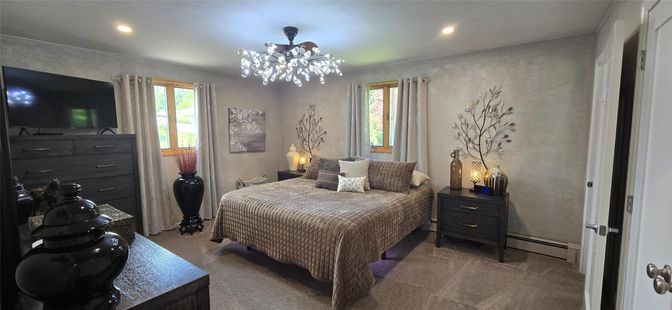 Bedroom, Interior, Recessed Lighting