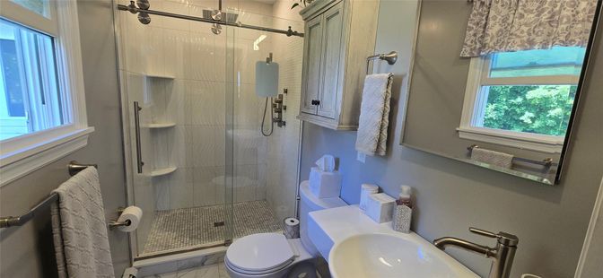 Bathroom, Glass Shower, Interior