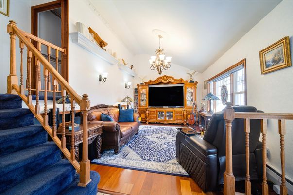 Chandelier, Interior, Living room, Wood Texture Flooring