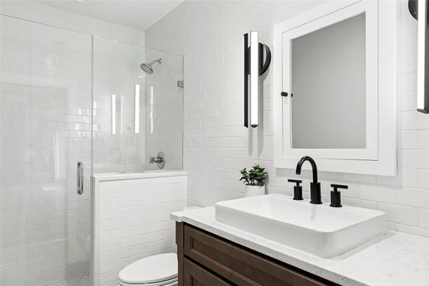 Bathroom, Glass Shower, Interior