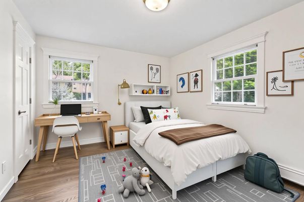 Bedroom, Home Office, Interior, Wood Texture Flooring