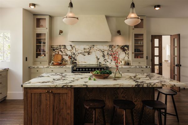 Interior, Kitchen, Wood Texture Flooring