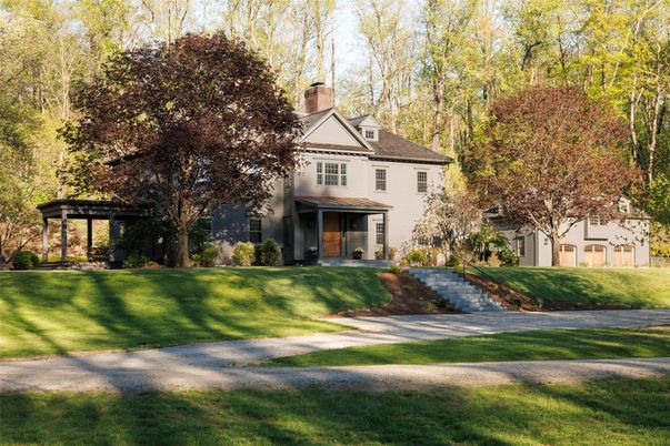 Attached, Backyard, Exterior, Facade, Georgian