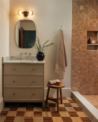 Bathroom, Interior, Stone Walls