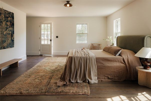 Bedroom, Interior, Wood Texture Flooring
