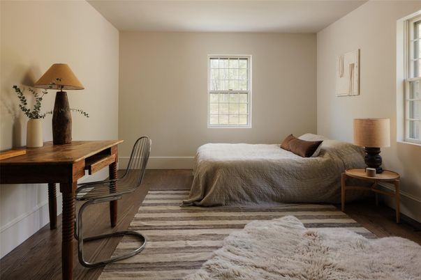 Bedroom, Home Office, Interior, Wood Texture Flooring