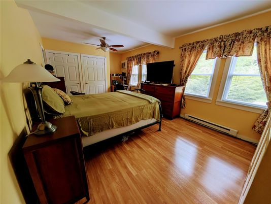 Bedroom, Interior, Wood Texture Flooring