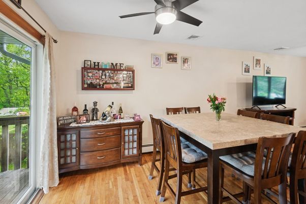 Dining room, Interior, Wood Texture Flooring