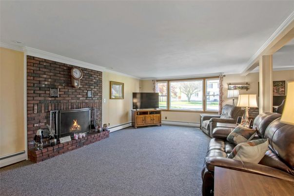 Fireplace, Interior, Living room, Stone Walls