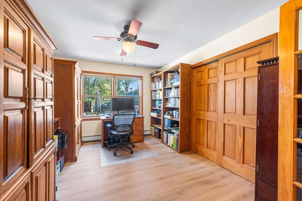 Home Office, Interior, Wood Texture Flooring