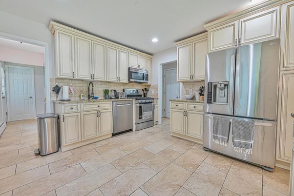 Interior, Kitchen, Recessed Lighting, Stainless Steel Appliances