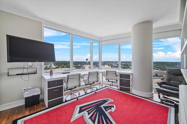 Home Office, Interior, Wood Texture Flooring