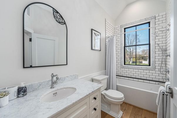 Bathroom, Interior, Wood Texture Flooring