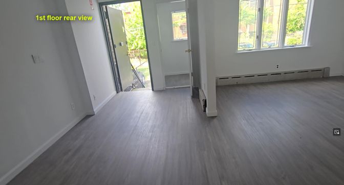 Empty room, Interior, Wood Texture Flooring