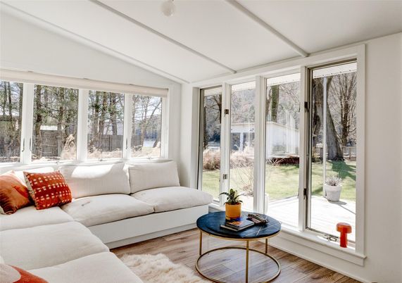 Interior, Living room, Sun Room, Wood Texture Flooring