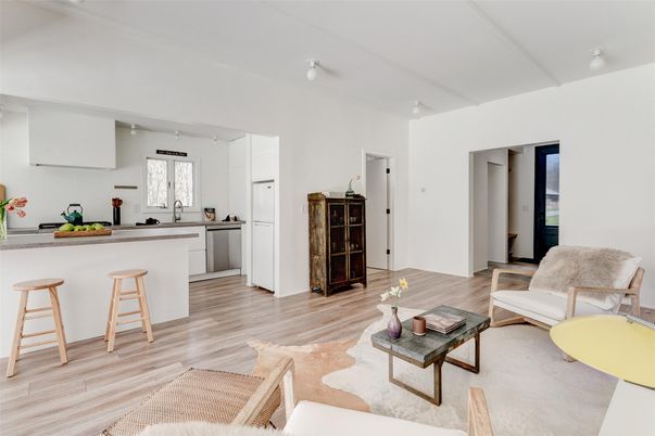 Interior, Kitchen, Living room, Wood Texture Flooring