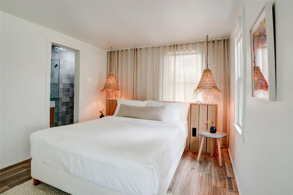 Bedroom, Interior, Wood Texture Flooring