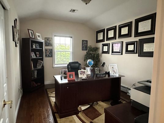 Home Office, Interior, Wood Texture Flooring