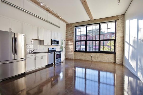 Interior, Kitchen, Stainless Steel Appliances, Stone Walls, Wooden Beams