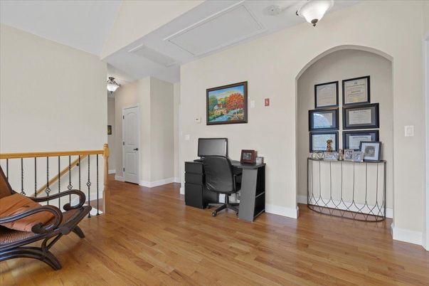 Home Office, Interior, Wood Texture Flooring