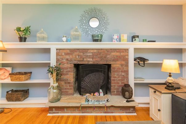 Fireplace, Interior, Wood Texture Flooring