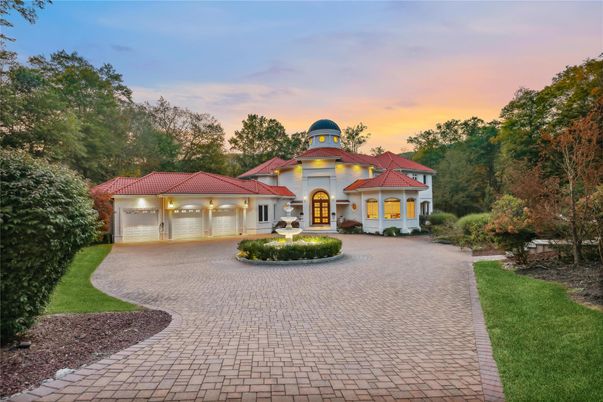 Attached, Backyard, Exterior, Facade, Mediterranean