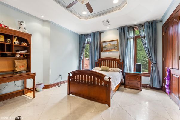 Bedroom, Interior, Recessed Lighting