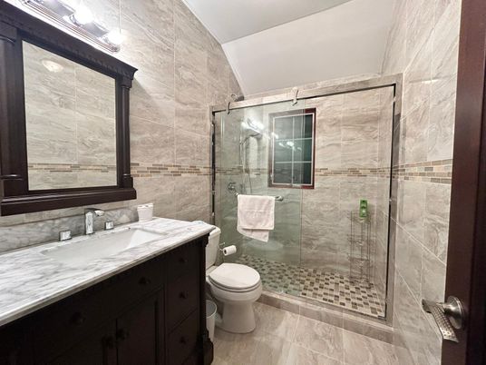 Bathroom, Glass Shower, Interior