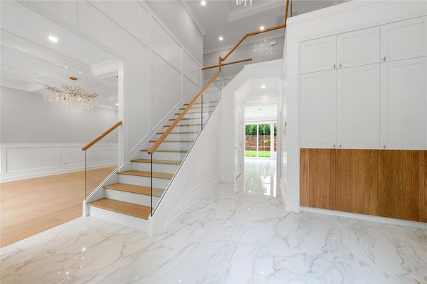 Interior, Marble, Recessed Lighting