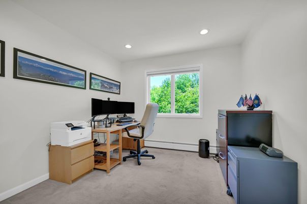 Home Office, Interior, Recessed Lighting