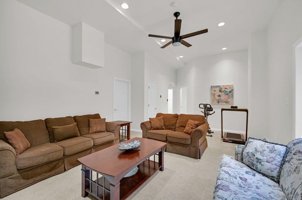 Interior, Living room, Recessed Lighting