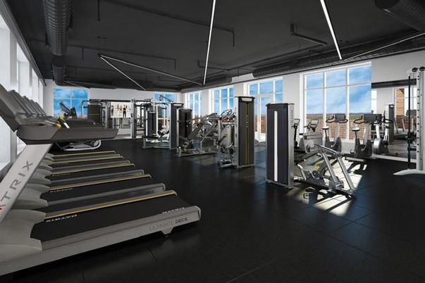 Fitness Equipment, Gym, Interior