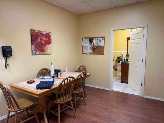 Dining room, Interior, Wood Texture Flooring
