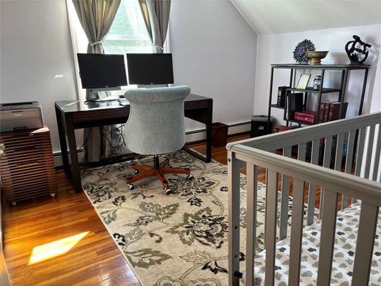 Home Office, Interior, Wood Texture Flooring
