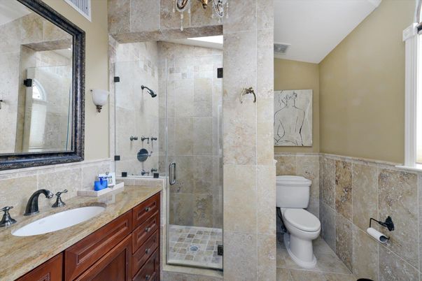 Bathroom, Glass Shower, Interior