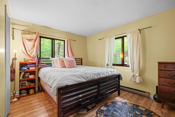 Bedroom, Interior, Wood Texture Flooring
