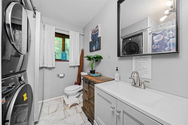 Bathroom, Interior, Marble, Washer
