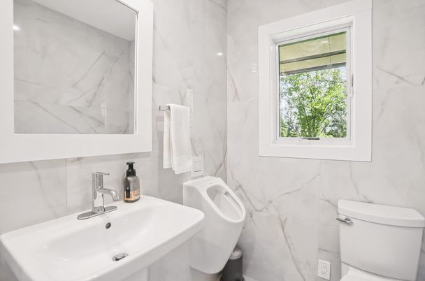 Bathroom, Interior, Marble Walls