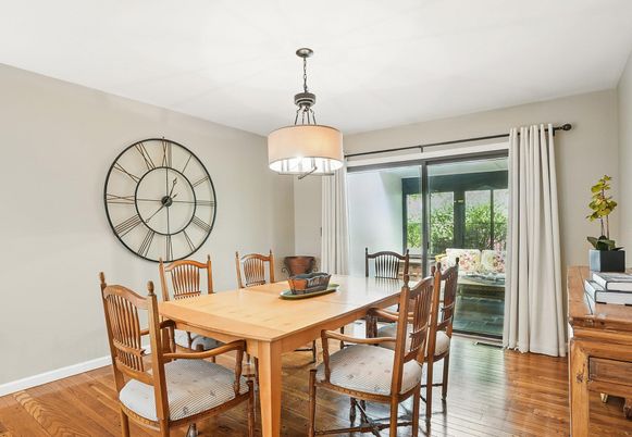 Dining room, Interior, Wood Texture Flooring