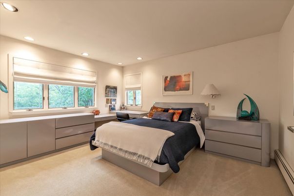 Bedroom, Interior, Recessed Lighting