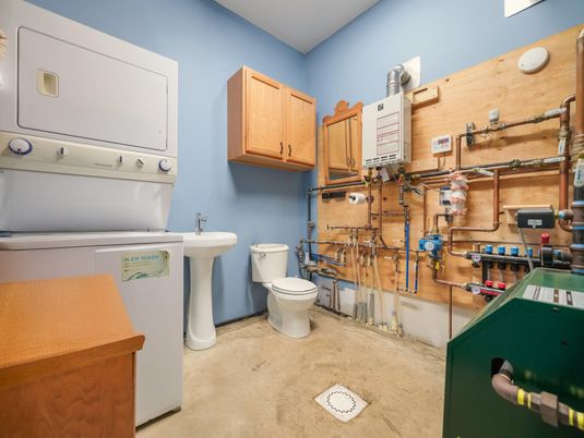 Interior, Washer, Wooden Walls