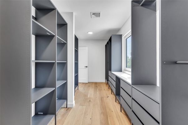 Interior, Recessed Lighting, Walk-in Closets, Wood Texture Flooring