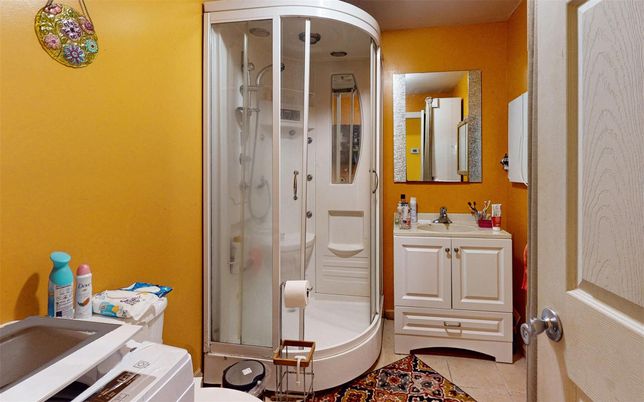 Bathroom, Dual Sink Vanities, Glass Shower, Interior