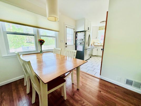 Dining room, Interior, Kitchen, Wood Texture Flooring