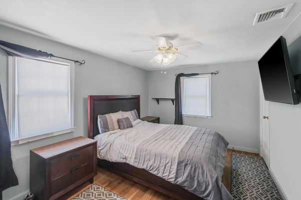 Bedroom, Interior, Wood Texture Flooring